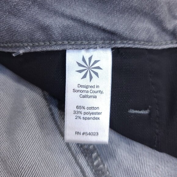 Athleta Womens Denim Sculptek Skinny Jeans Size 4 Gray Pants Mid Rise - Picture 11 of 13
